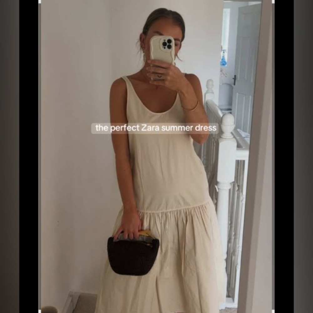 Zara Ruched Midi Dress - Picture 3 of 6